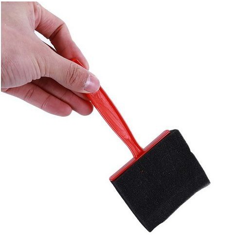 Set Foam Brush - Kuas Busa Hitam Gagang Plastik