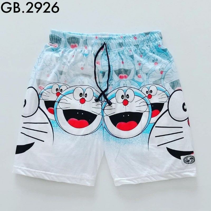 Celana Pendek Boxer Pria Dewasa Motif Doraemon