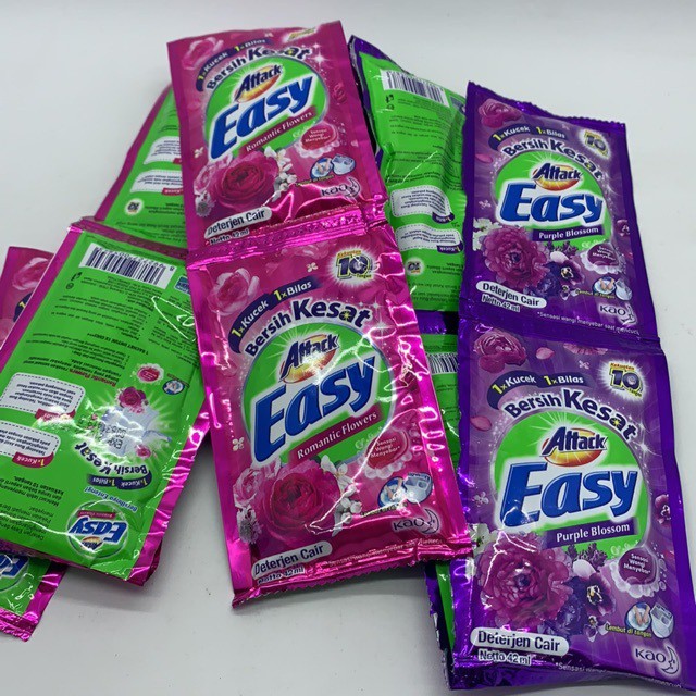 Attack Easy deterjen cair 42 ml 6 sachet