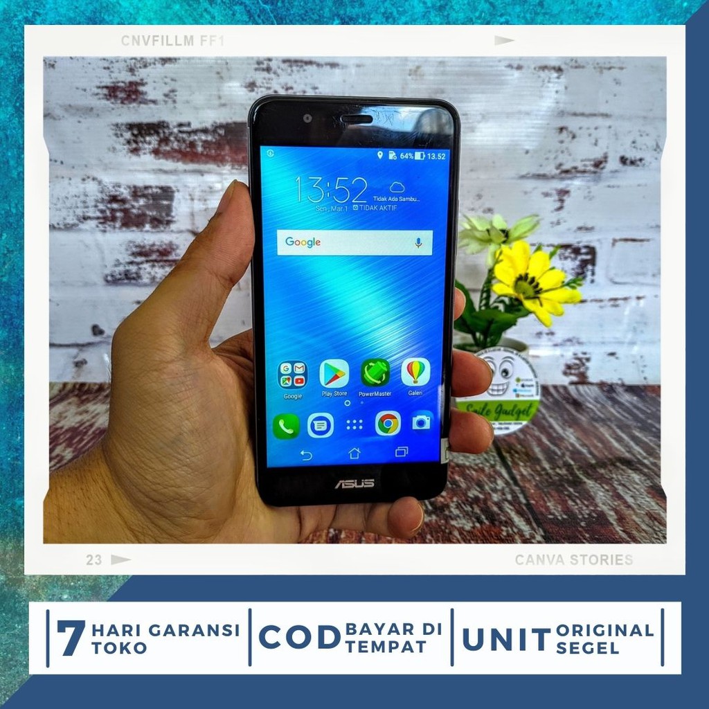 [Bisa COD] Termurah Asus Zenfone 3 Max 2/16 | Hp Second Seken Bekas Handphone Android Murah