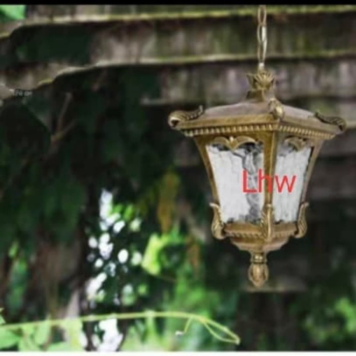 Lampu hias gantung klasik dekorasi outdoor indoor teras, cafe