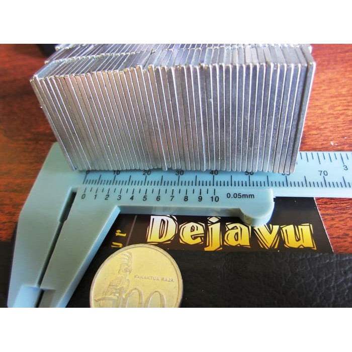 Neodymium Magnet Kotak / Batang 30x10x1-5mm