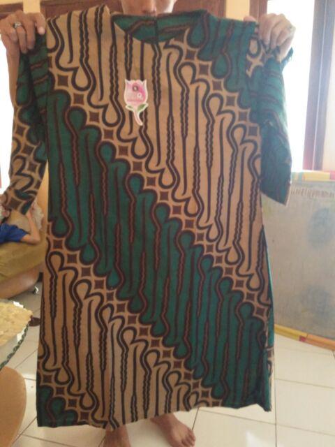 Tunic Canisa Parang Genes Barong Sogan Longblouse Panjang Ethnic Vintage Seragam Wanita Batik Modern