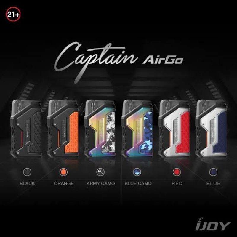 Vapoor Vapee Captain Airgo 15Wat Authentic Full Set Siap Pakai