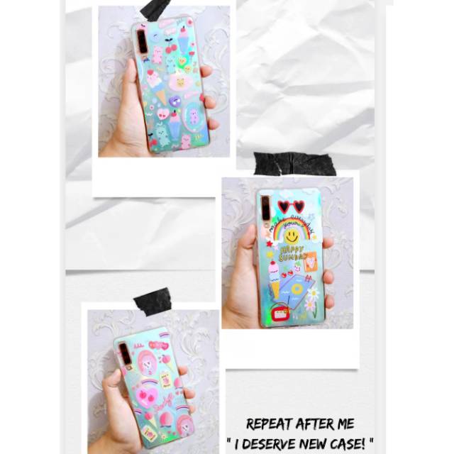 CASING HOLOGRAM SAMSUNG A7 2018