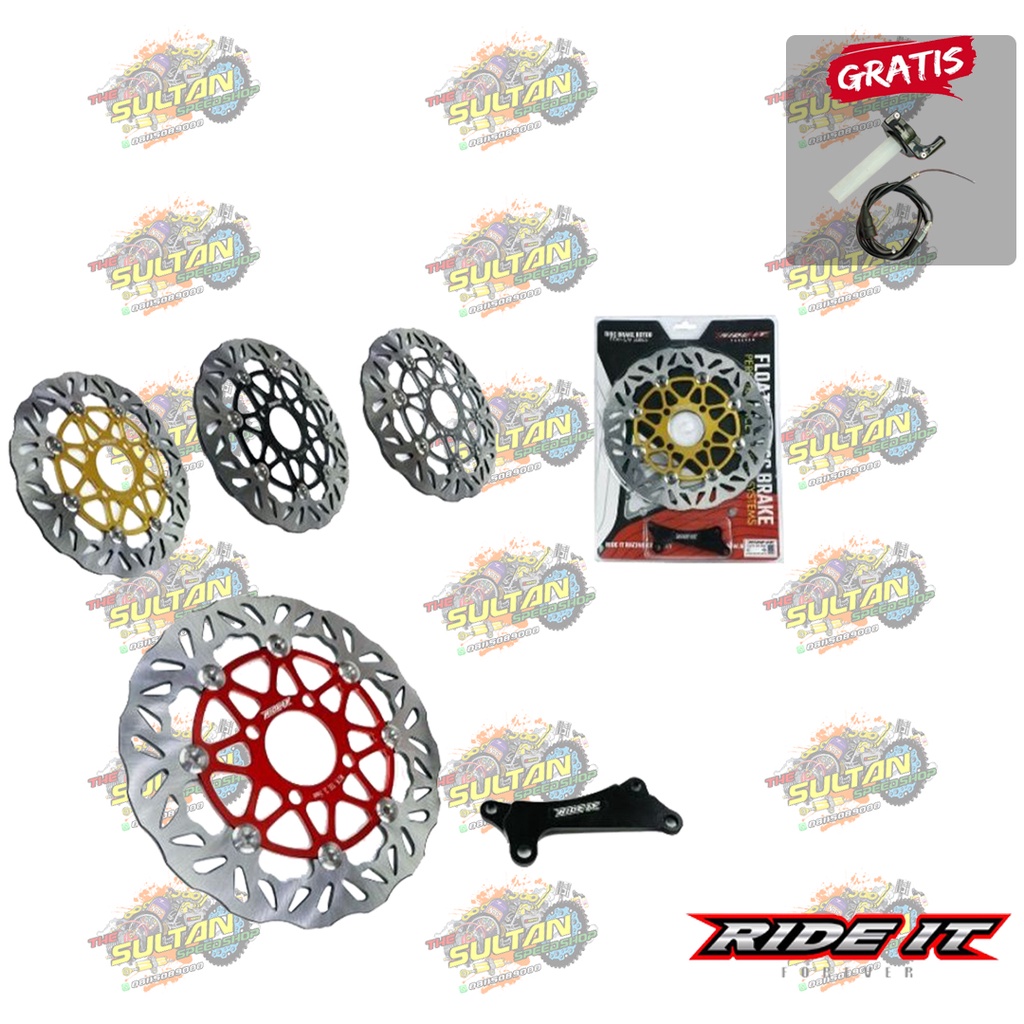 PIRINGAN CAKRAM DISC BRAKE DEPAN FLOATING CNC BEAT 260MM JUPITER Z JUPITER MX 300MM RIDE IT