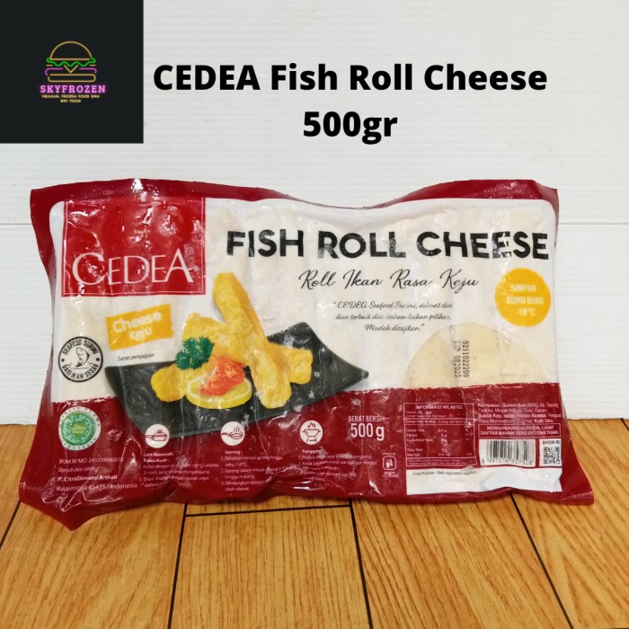 

CEDEA Fish Roll Cheese 500gram
