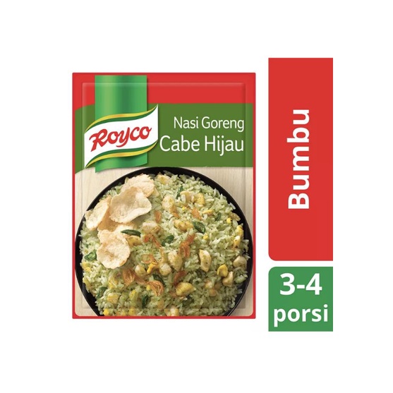 Royco bumbu nasi goreng cabe hijau