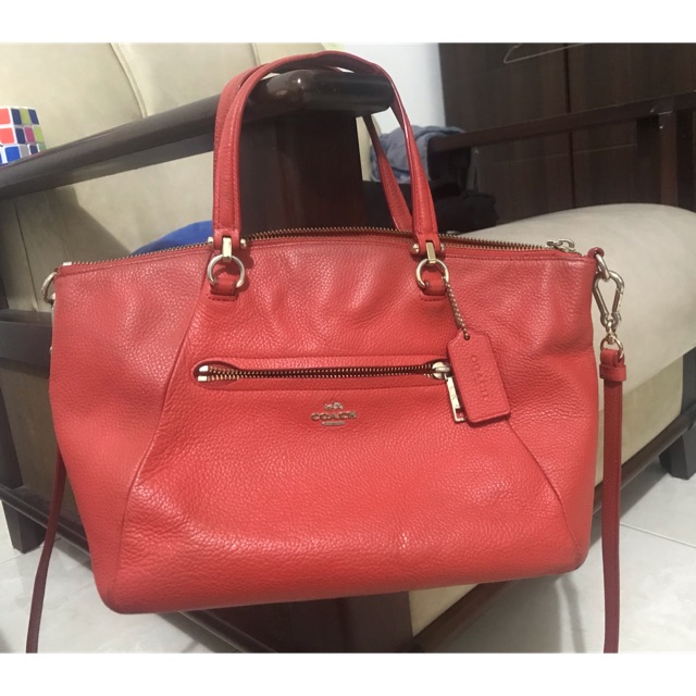 Preloved coach prairie orange