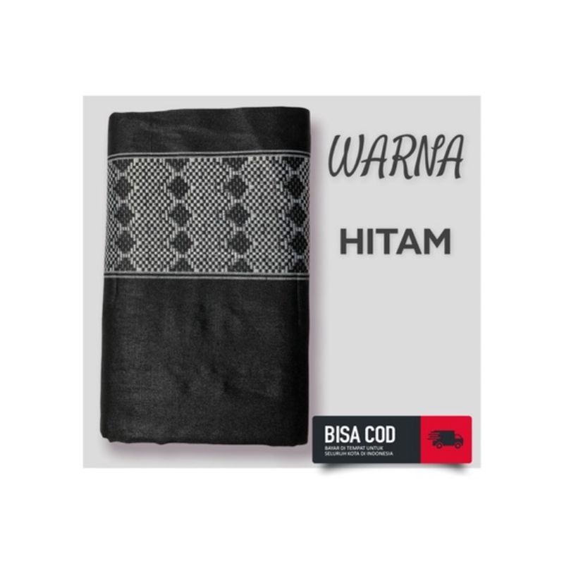 Sarung Tenun Hitam