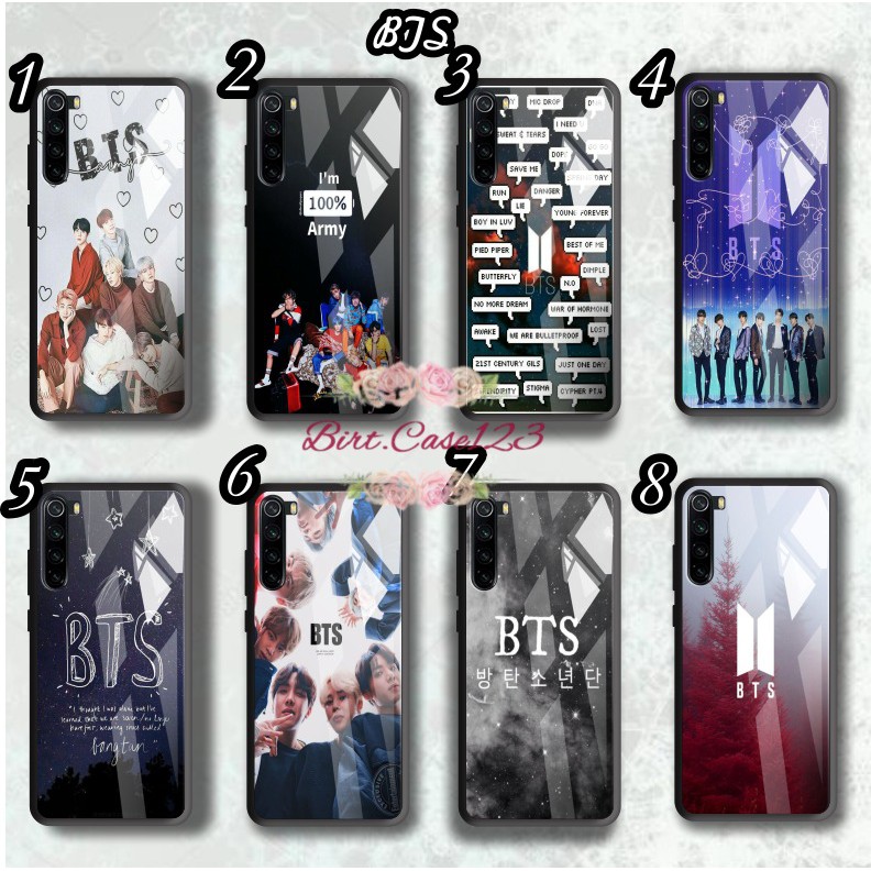 back case glass KPOP Xiaomi Redmi 3 4a 5a 6 6a 7 7a 8 8a Pro 9 9a Note 3 4 5 6 7 8 9 10 Pro BC5086