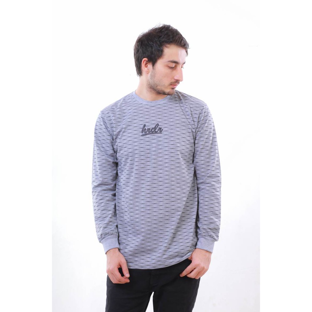 Kaos Pria Langan Panjang Full Print Distro Original HRDR Premium Limited Edition