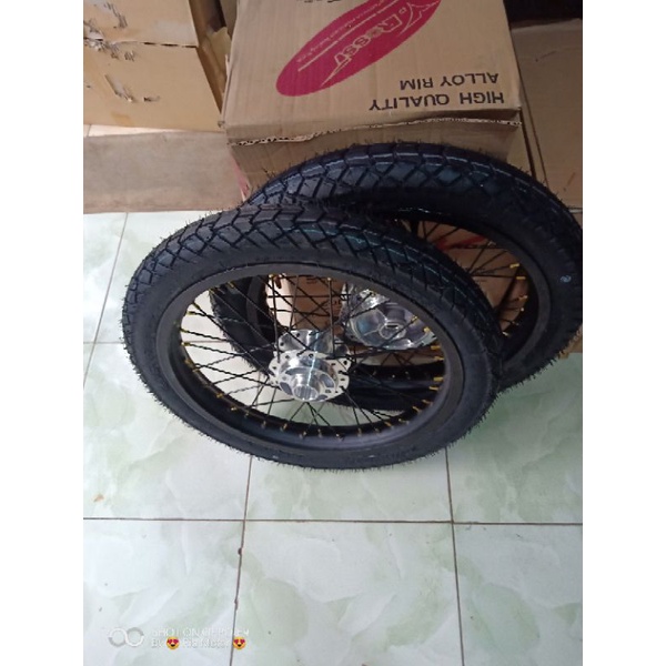 velg paketan RX king ring 18x215/185 tromol chrome variasi plus ban