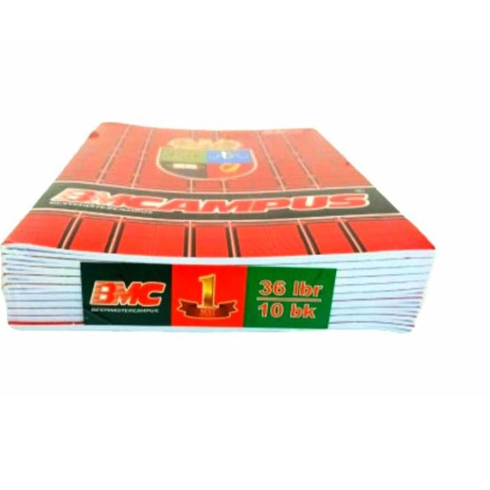 

Buku Tulis BM CAMPUS Boxy 36 Lembar 10 Buku ✔