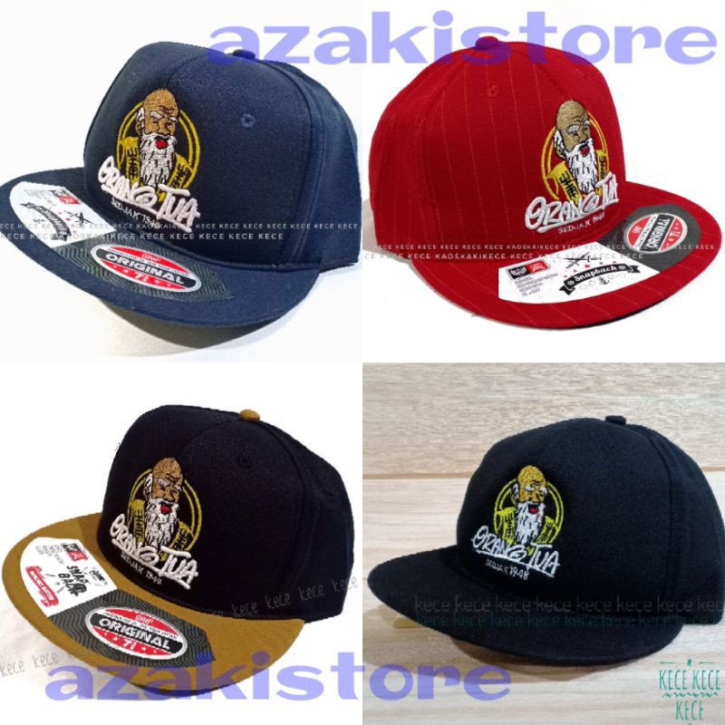 Topi Snapback Orang Tua Topi Hip Hop Bordir Keren