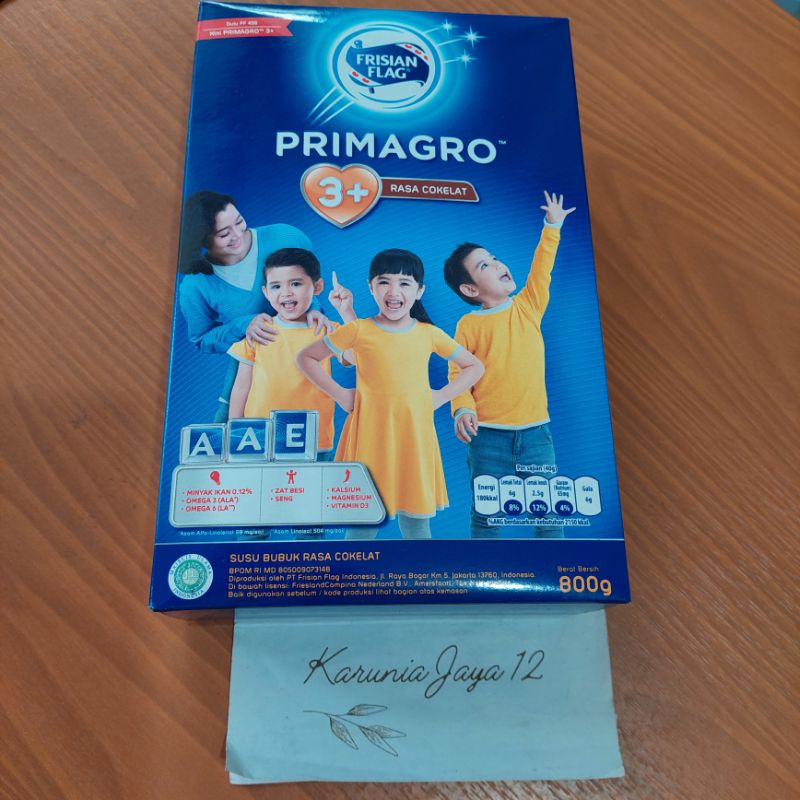 FRISIAN FLAG PRIMAGRO 3+ COKELAT- 800gr