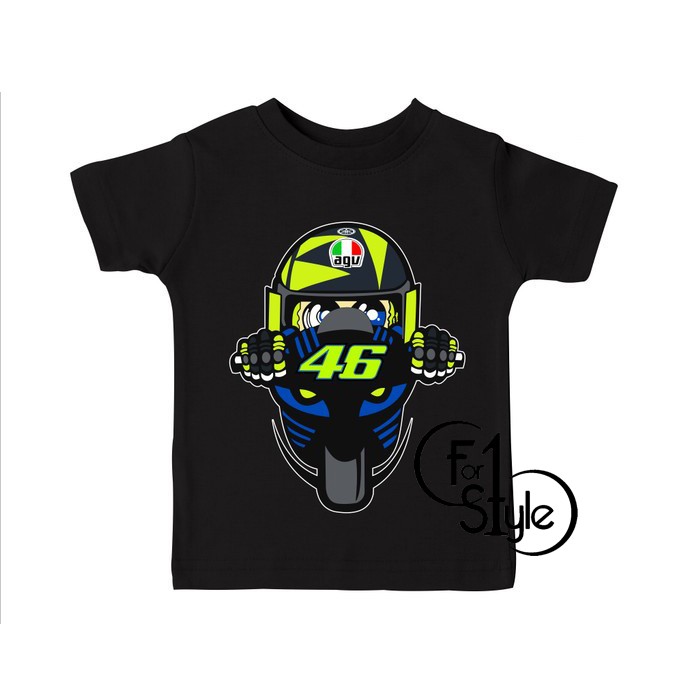 Kaos Valentino Rossi VR46 CHIBI Kaos Otomotif - 2