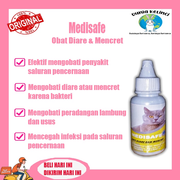 Obat Diare Mencret Kucing Medisafe 30ml