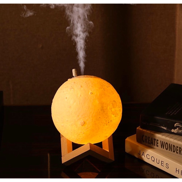 humidifier / diffuser moon / lampu bulan