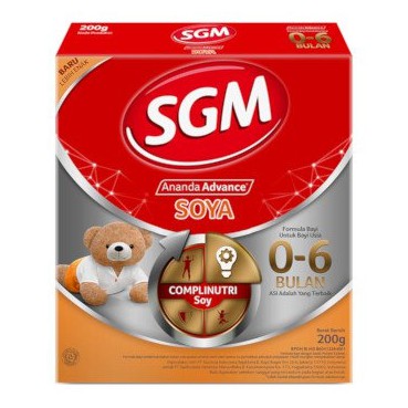 SGM Ananda Advance Soya 0-6 bulan 200gr