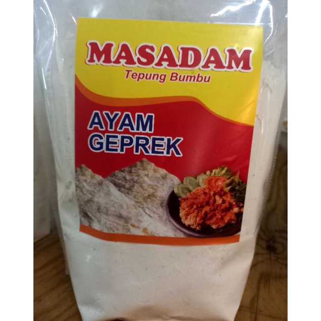 

tepung bumbu ayam geprek 500gr MASADAM