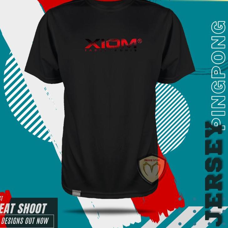 Serbuuuu.. KPXH01 - KAOS PINGPONG BAJU TENIS MEJA XIOM JERSEY PREMIUM SABLON DTF TERBARU