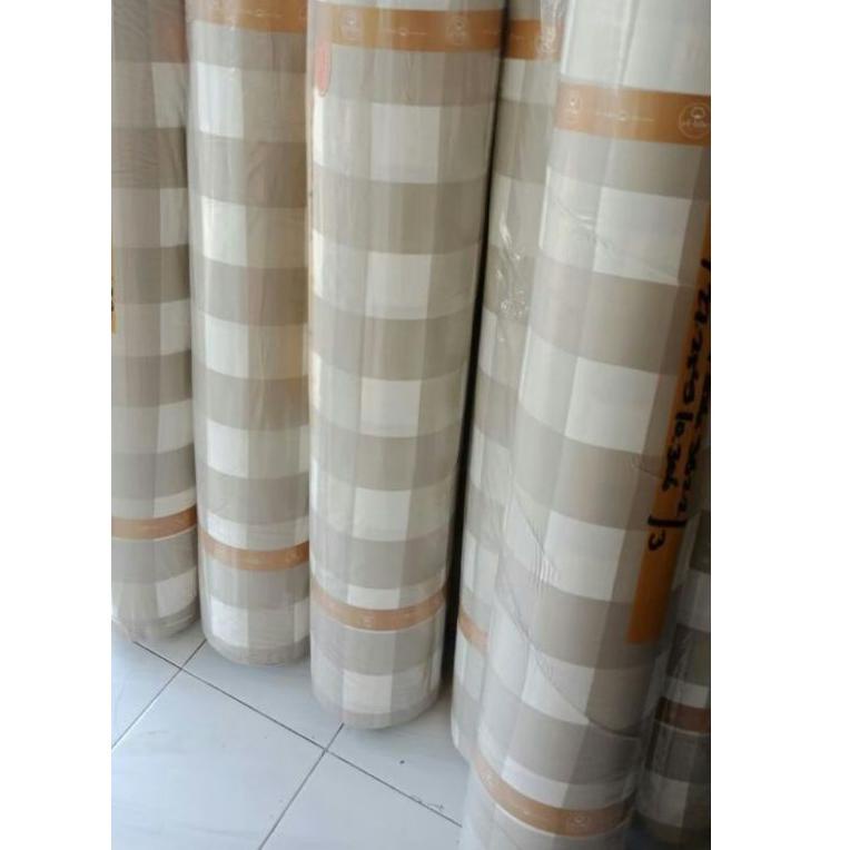 Ready sprei emily/kotak khaki/abu/pink/ungu 3B9