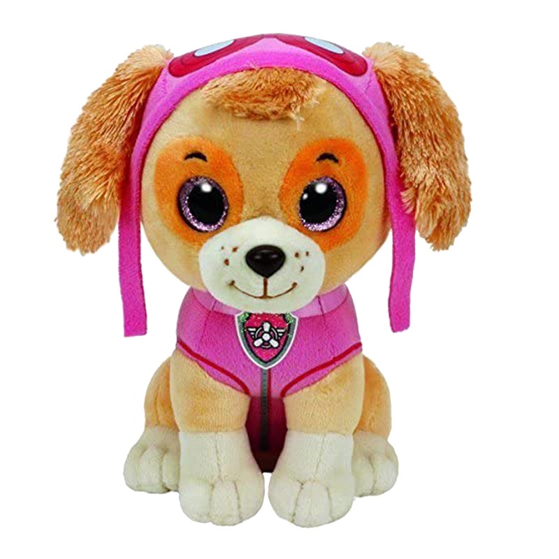 Mainan Boneka Stuffed Plush Anjing Patroli Mata Besar Skye Zuma 15cm Untuk Hadiah Ulang Tahun Anak