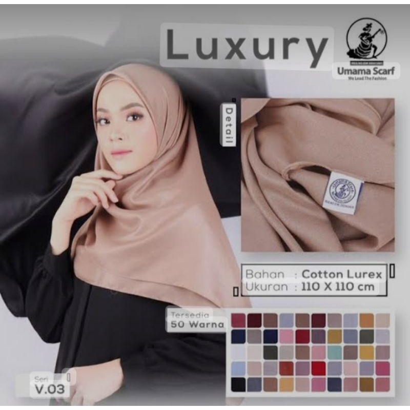 Kerudung segi empat Umama Glowing