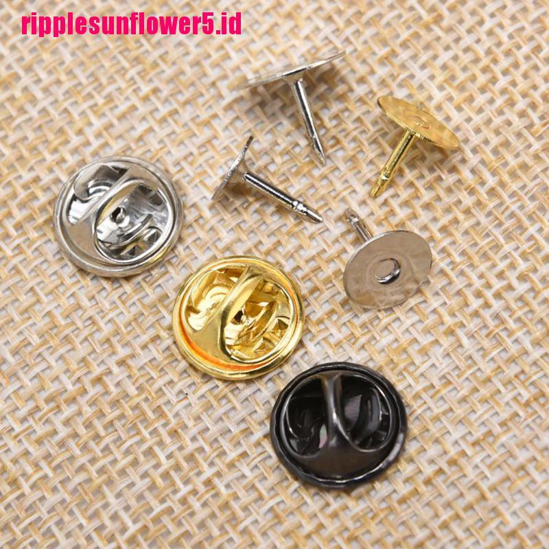 # Kaos T-Shirt Wanita Lengan Pendek Motif Print #30pcs / set Bros Bentuk Kupu-Kupu Bahan Tembaga