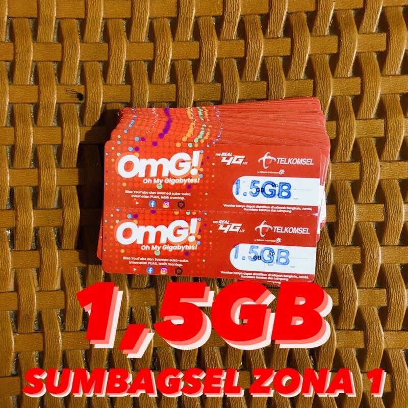 TELKOMSEL 1,5GB 2GB 3GB SUMBAGSEL-1,5GB