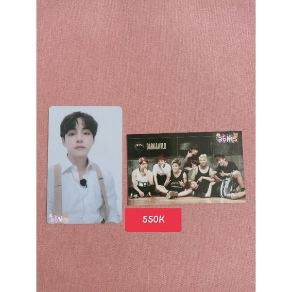 (READY STOK) PHOTOCARD TAEHYUNG OFFICIAL FAKE LOVE LD HYBE INSIGHT