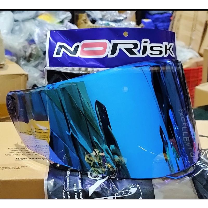 Flat Visor Kyt TT Course Dark  Iradium silver red blur ice blue foturo purple red ungu iridium Murah