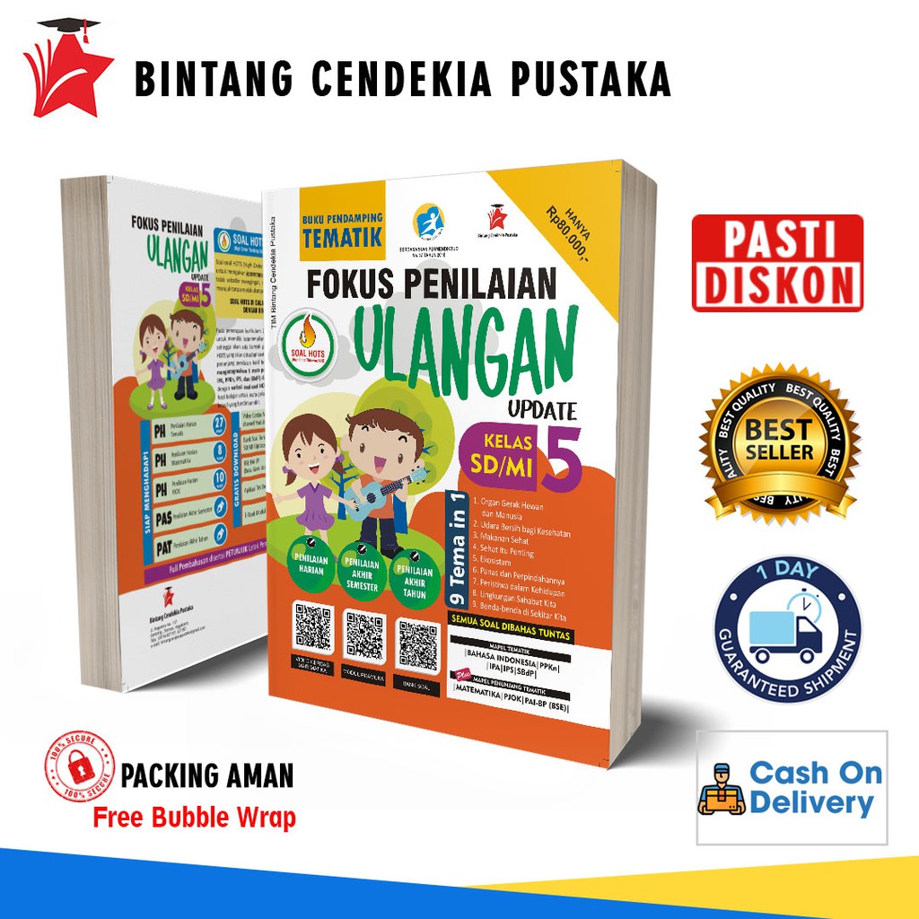 PENDAMPING TEMATIK FOKUS PENILAIAN ULANGAN KELAS 5 SD/MI - KURTILAS