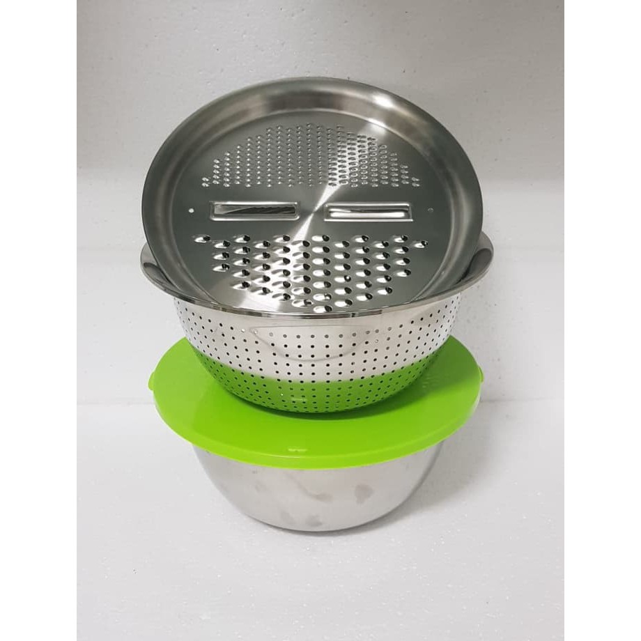 Subron Stainless Salad Bowl / Mangkuk Salad Stainless