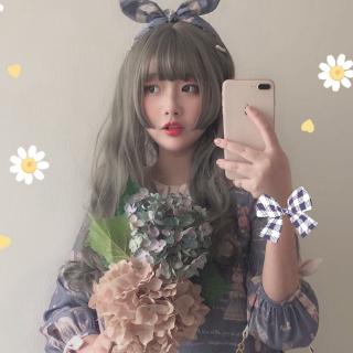 Wig Model  Panjang  Keriting Gaya Lolita Jepang  Untuk Wanita 