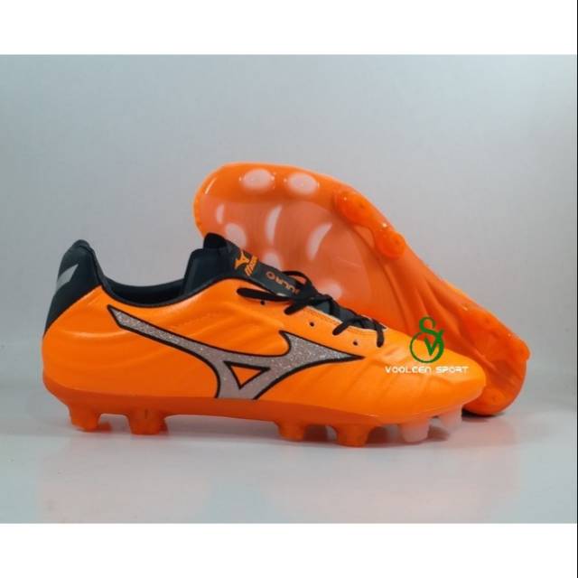 Sepatu Bola Mizuno Rebula V1 Orange MD Fg replika import