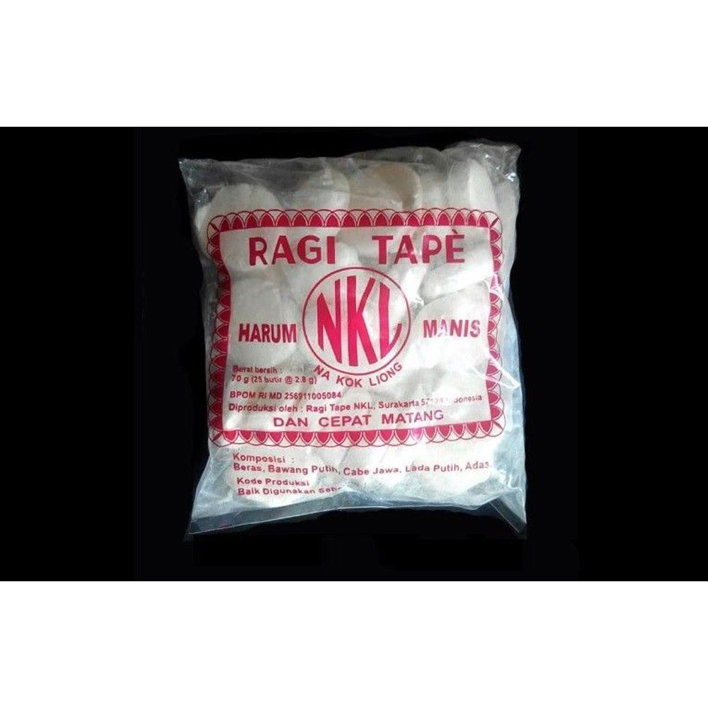 

ragi tape nkl / ragi instan tape singkong dan tape ketan isi 25pcs