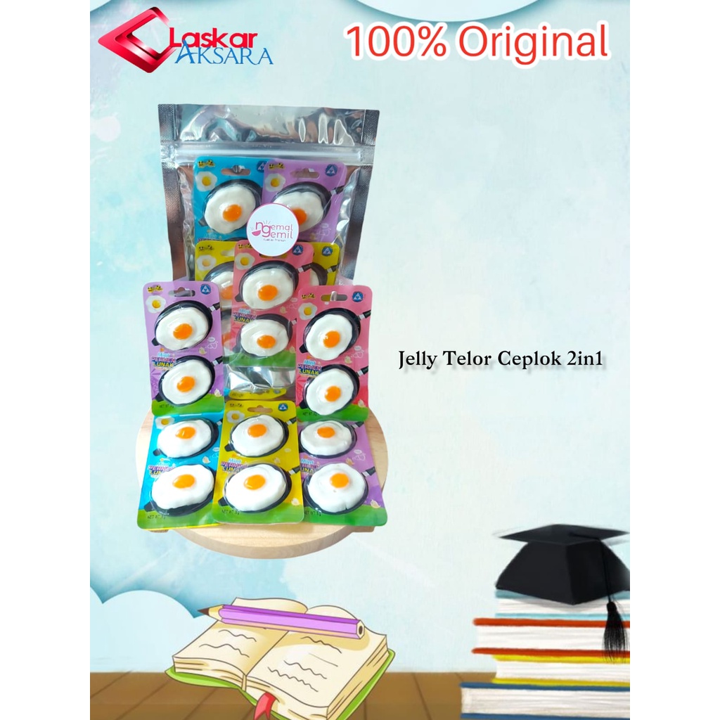 

Permen Jelly Telor Ceplok 2in1 Permen Lunak / Premium