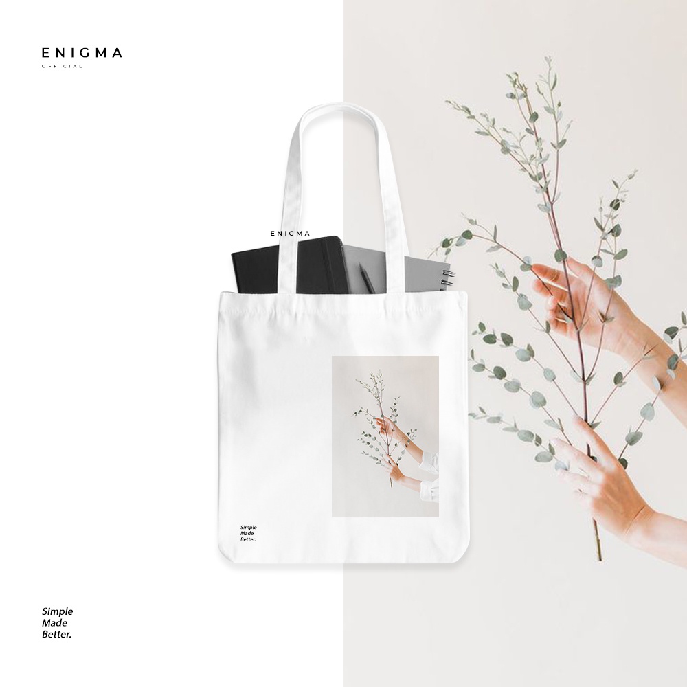 TERBARU TOTEBAG KANVAS AESTHETICS ORIGINAL ENIGMA OFFICIAL TOTEBAG WANITA TAS TOTE BAG