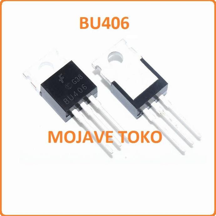 Bu406 Trans Npn 200V 7A To-220 High Quality Mojav22 Berkualitas
