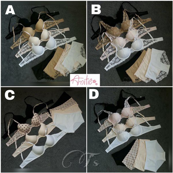 Unik Amitie bra set  Diskon
