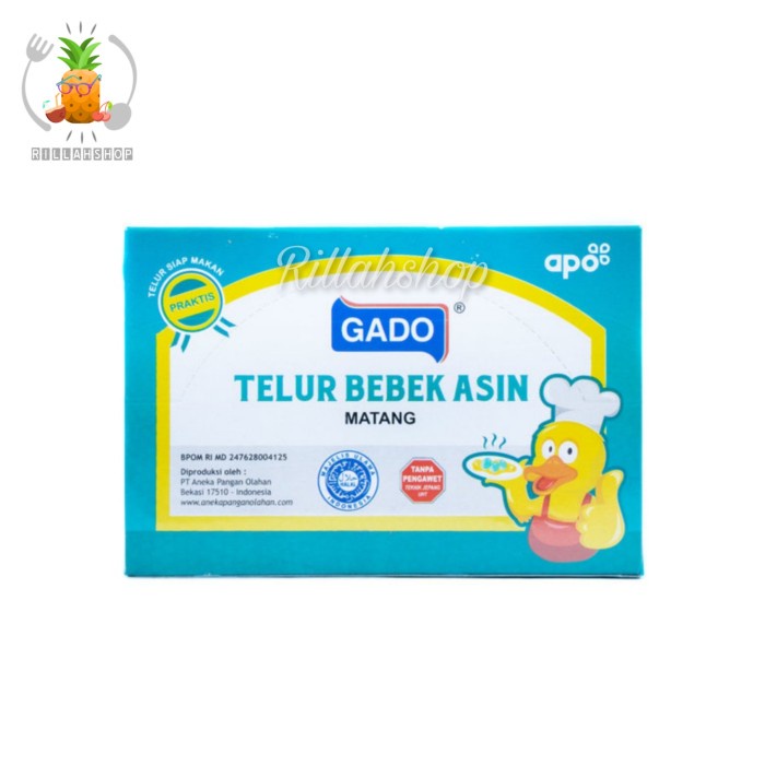 

Gado Telur Bebek Asin Matang (5Pcs)