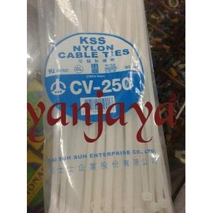 

➸ KSS NYLON CABLE TIES CV-250/250X4,8MM PUTIH ☃
