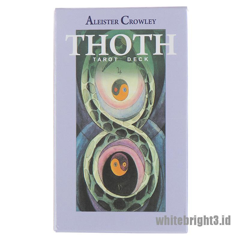 (white3) 78 Kartu Tarot Crowley Thoth Mesir