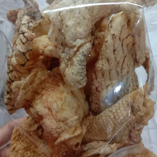 Fish Skin, Keripik kulit ikan kakap. 80 gram