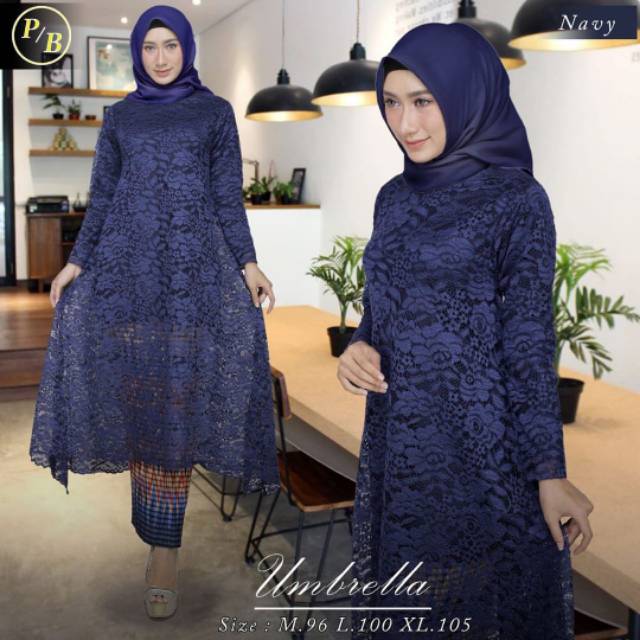 PB&gt; Real picture kebaya payung/umbrella / terlaris kebaya / fashion wanita / kebaya brukat MODERN