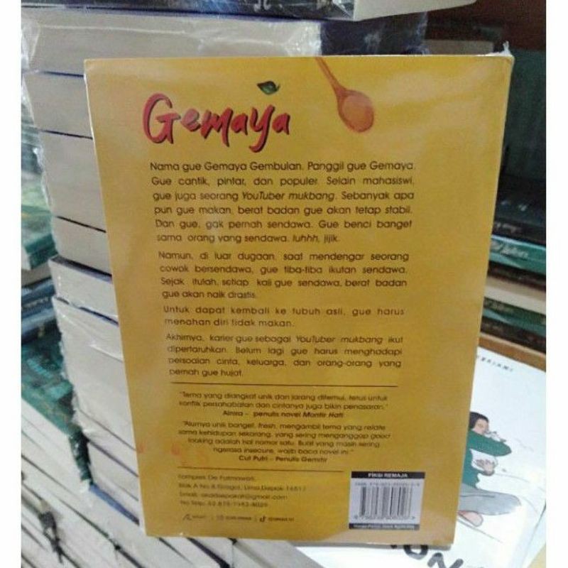 NOVEL GEMAYA KERTAS : BOOKPAPERPenulis :	RISMA RIDHA ANISSA-1