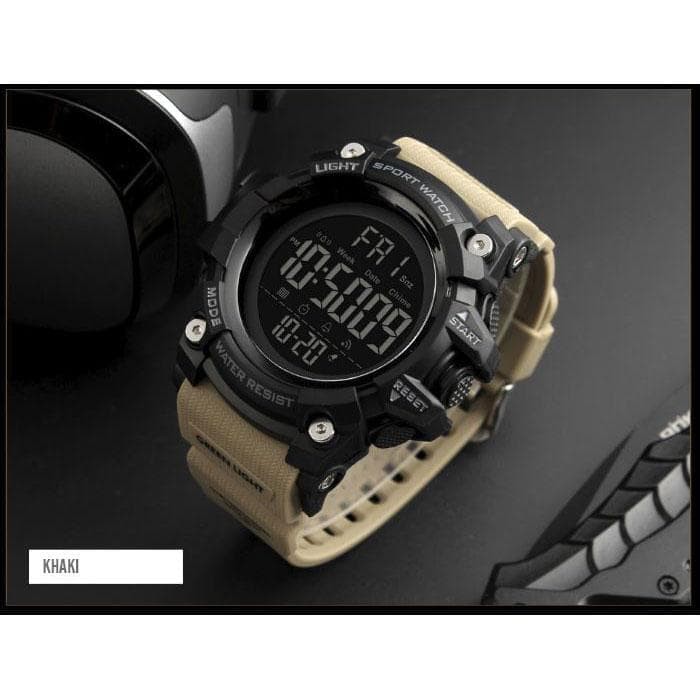 Jam Tangan SKMEI Digital Pria 1384 Khaki
