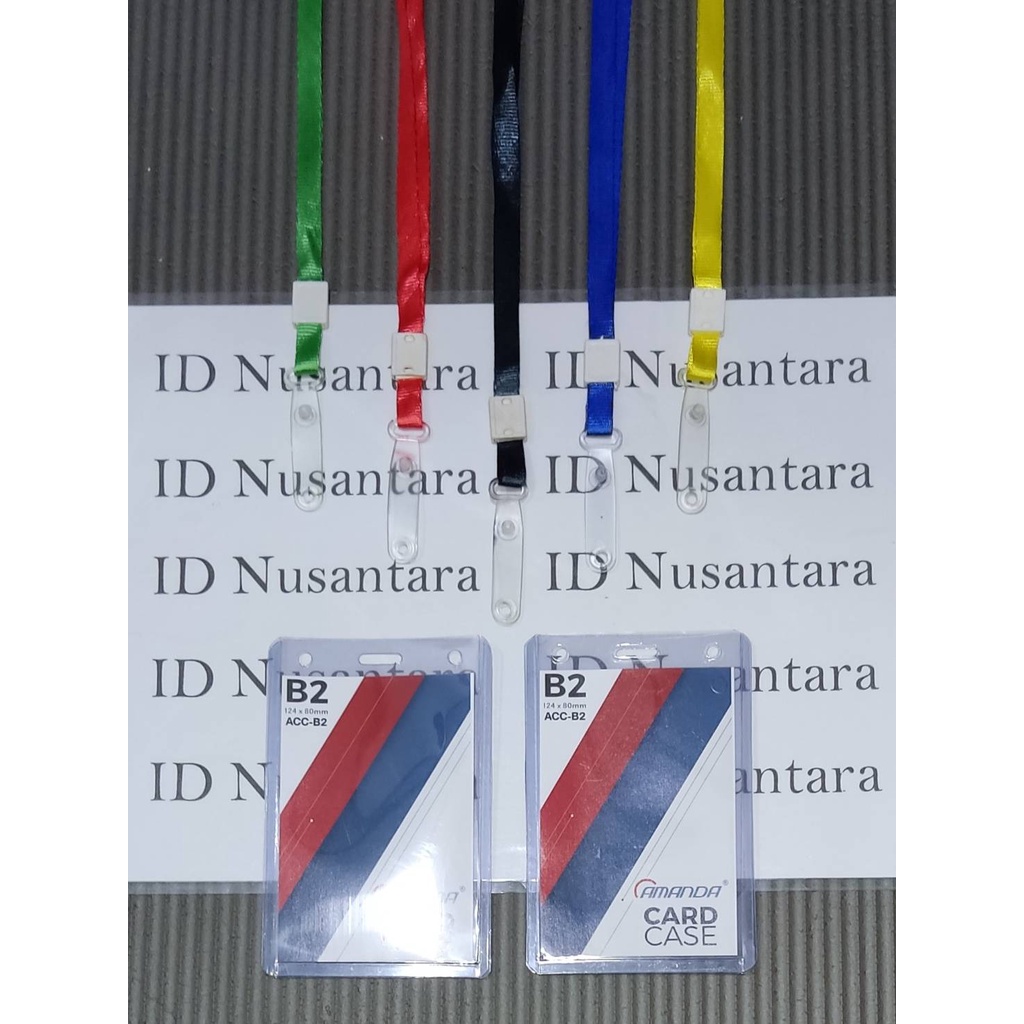 

Paket Tali Kait Karet 1 CM + ID Card Case B2